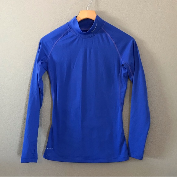 Nike Tops - Nike Pro combat dri fit brushed fabric long sleeve